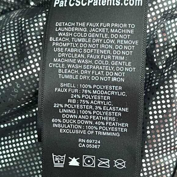 Columbia Barlow Pass 550 TurboDown Peatmoss Camo Green Coat Medium LN - Picture 12 of 13